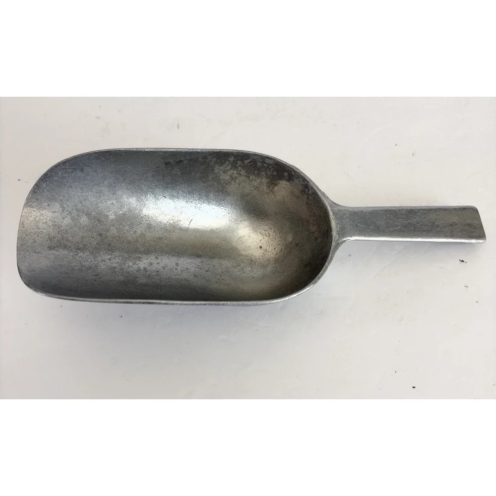 Vtg West Germany Aluminum Utility Scoop Feed Flour Sugar Coffee Grain L 255mm